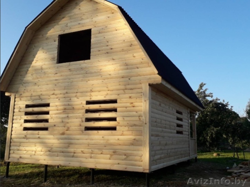 Дом из бруса Елена 6х6 м с установкой в Могилевской области - Изображение #3, Объявление #1625538