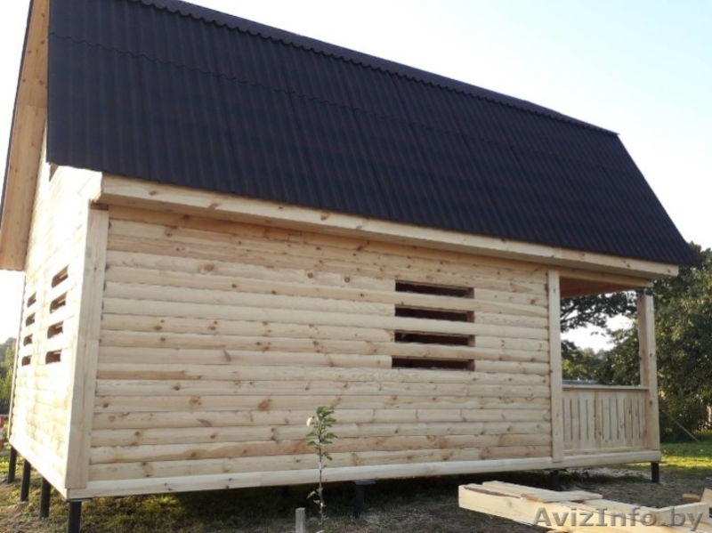 Дом из бруса Елена 6х6 м с установкой в Могилевской области - Изображение #4, Объявление #1625538