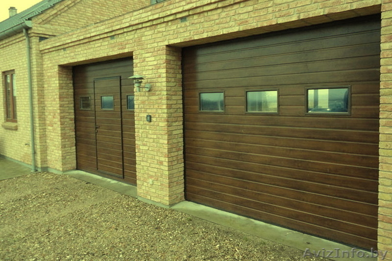 Секционные подъемные ворота. Металлические распашные. - Изображение #1, Объявление #1636525