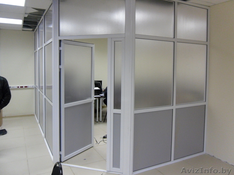 Перегородка офисная. Перегородка ПВХ. Стеклянная перегородка. - Изображение #3, Объявление #1377420